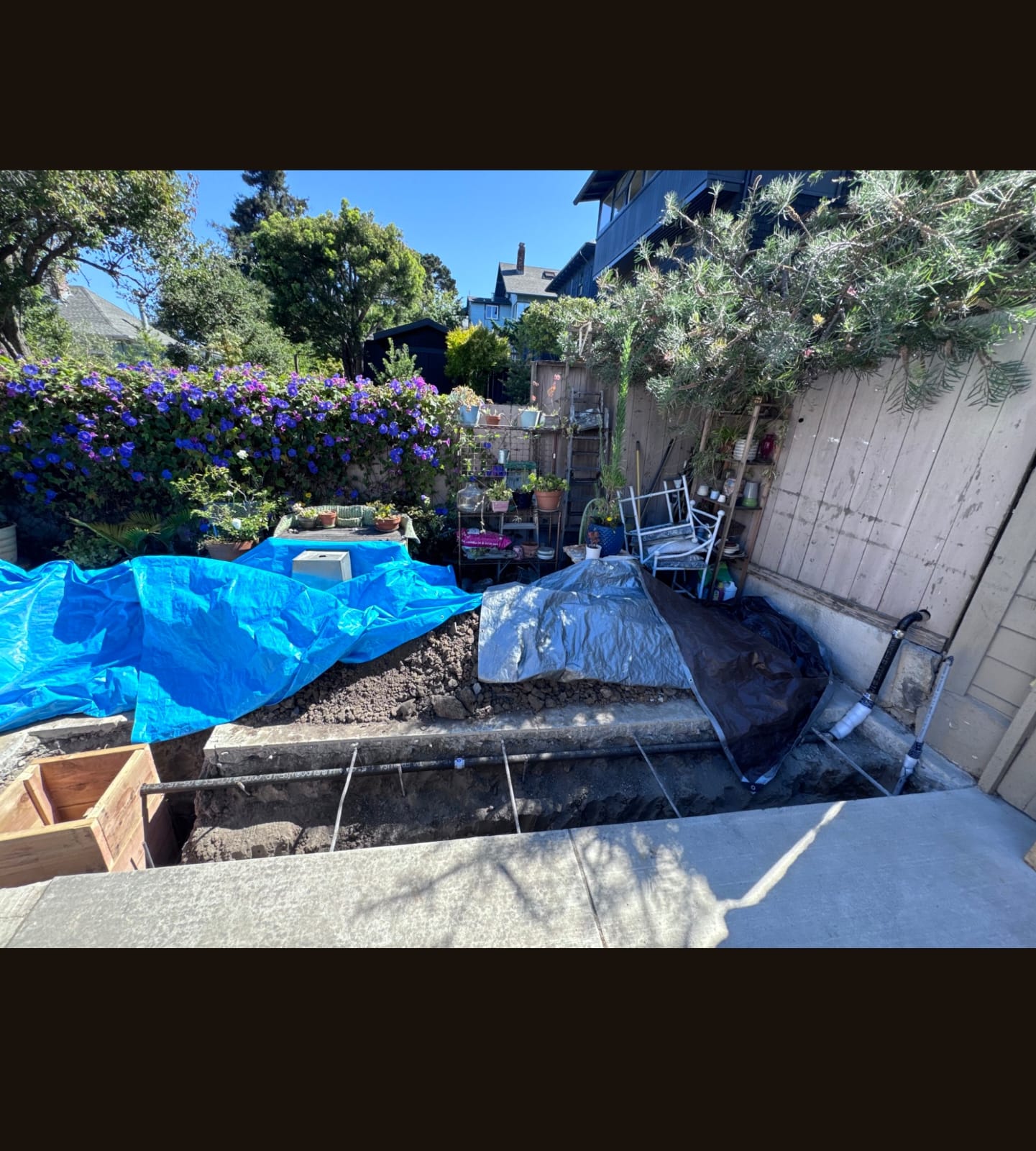 Facilities Plumbing And Drain replacing a sewer line.